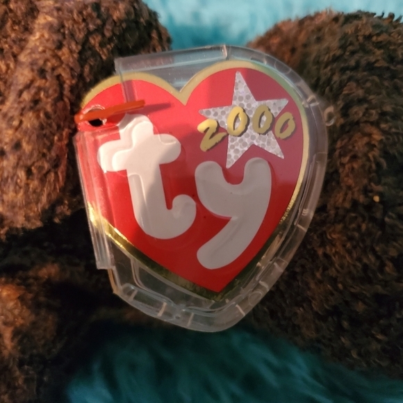 𝅺ty Beanie Baby "Fetcher" the Dog Plush - Picture 2 of 4